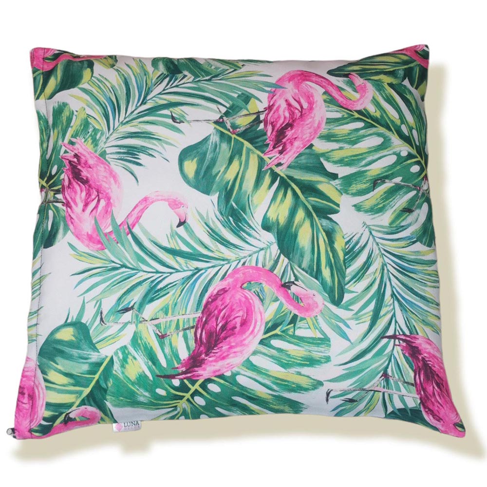 Outdoor Cushion Cover 50x50cm Flamingos