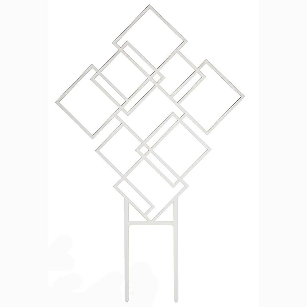 SQUARE PLANT SUPPORT clear 46 cm